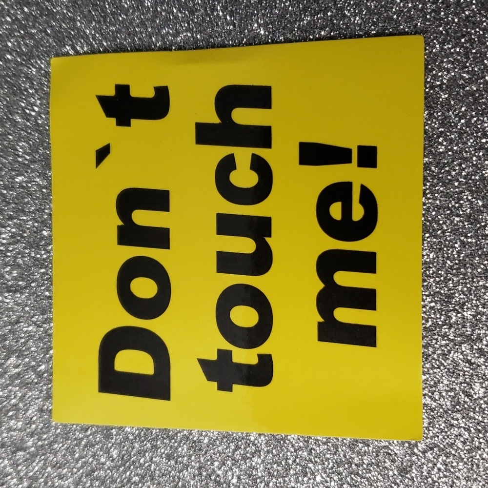 SIGN WATERPOOF Sticker touch